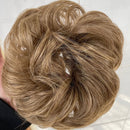 Tinashe Beauty Elastic Band With Hair Messy Hair Bun Scrunchy Chignon With Elastic Band Messi Hairpieces Donut For Women Kids