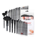 Kainuoa 32-teiliges Make-up-Set Foundation Lidschatten Lippenstifte Puder Highlight Abdeckpinsel Professionelles Make-up-Tool-Kit mit Tasche