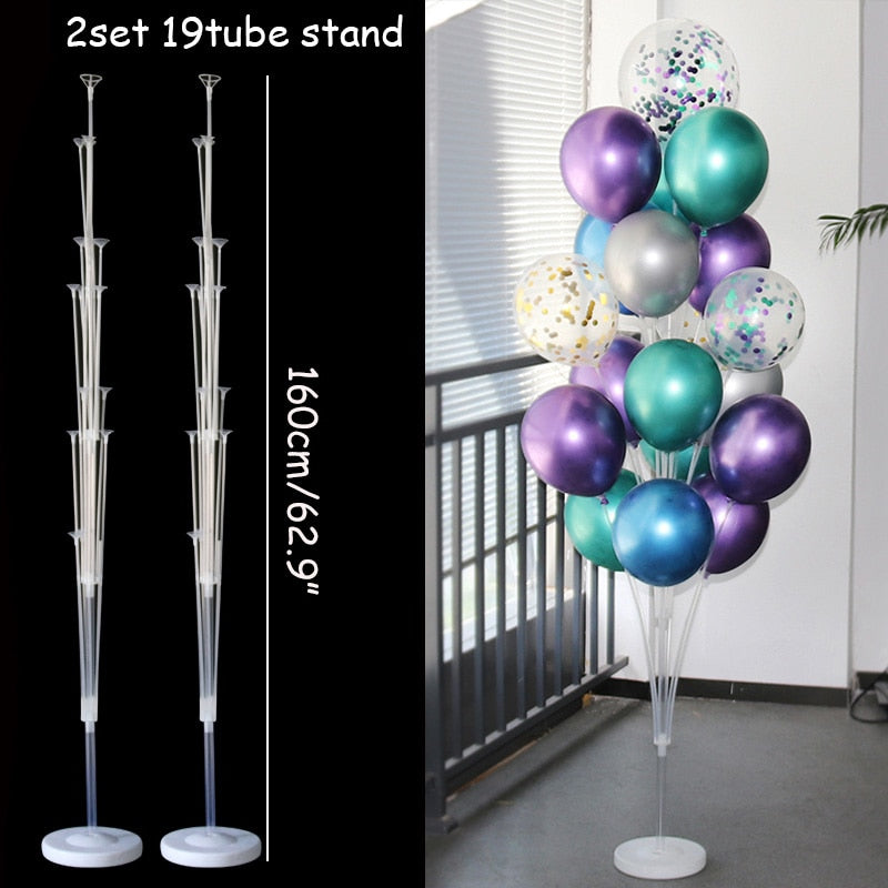 Girl Birthday Party Balloons Stand Balloon Holder Plastic Balloon Stick Birthday Party Decorations Wedding Balloon Baby Shower