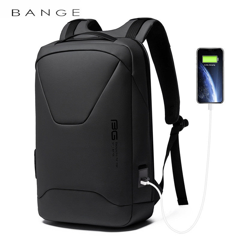 BANGE, nueva mochila para ordenador portátil resistente al agua antirrobo para hombres, mochila de trabajo diario de negocios de 15,6 pulgadas, mochila escolar, mochila para hombre