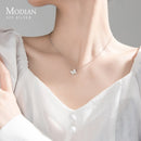 Modian 2020 New 925 Sterling Silver Sparkling Zircon Dancing Butterfly Tiny Mini Pendant for Women Fine Jewelry Birthday Gift