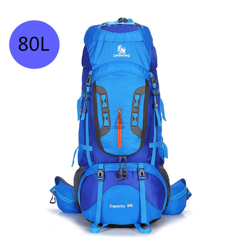 80L Touristenrucksack Camping Wandern Militärrucksack Skibergsteigen Ausrüstung Brotbeutel Sporttasche Molle Überlebensrucksack