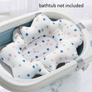 Baby Bath Cushion Portable Newborn Bath Anti-Slip Cushion Seat Infant Floating Bather Bathtub Pad Shower Support Mat Security