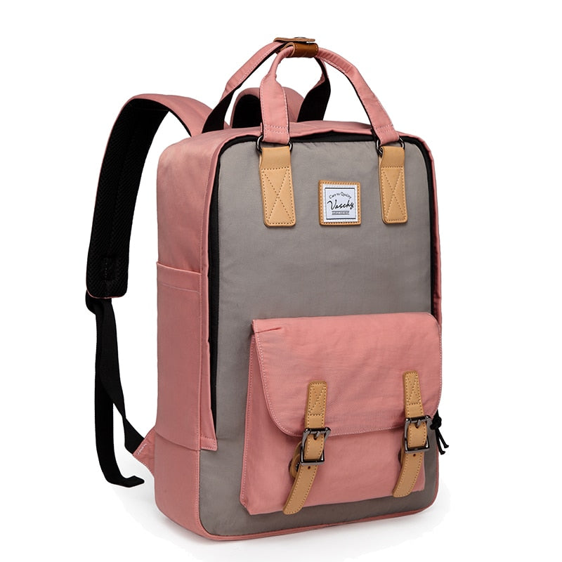 VASCHY Damen Rucksack Schultaschen für Mädchen Damen Reisetaschen Bookbag Laptop Rucksack für Damen Mochila feminin weiblich Rucksack