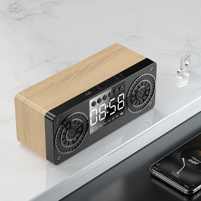 Bluetooth-Lautsprecher Tragbarer Outdoor-Lautsprecher Drahtloser Mini-Lautsprecher Stereo-Musik-Surround-Subwoofer Unterstützt UKW-Radio USB AUX TF