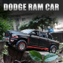 1:32 modelo de coche de aleación de simulación nuevo Dodge Ram TRX Pickup modelo de coche de Metal sonido y luz tirar hacia atrás niños juguete coche regalos