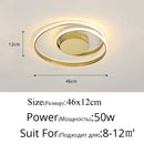 Modern Ceiling Lights For Living Room Bedroom Study Room dinning room White /black/gold color surface mounted Ceiling Lamp