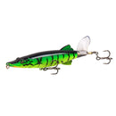 13cm 16g nuevo Whopper Plopper flotante Popper señuelo de Pesca con cola suave giratoria Artificial cebo duro Swimbait Pesca