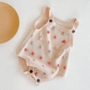 Cute Autumn Winter Infant Baby Girls Bowknot Rompers Clothing Kids Girl Long Sleeve Knit Rompers Clothes