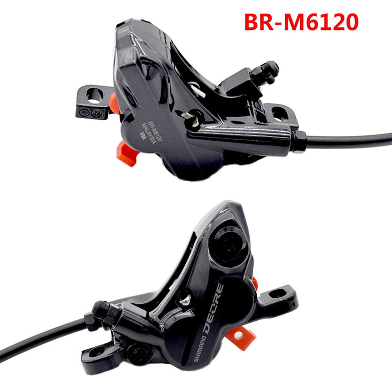 SHIMANO DEORE M6100 2 pistones M6120 4 pistones Freno MTB Bicicletas de montaña Freno de disco hidráulico MTB BR BL-M6100 DEORE Freno izquierdo derecho