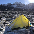 3F UL GEAR Lanshan 2 Carpa sin varillas 2 Personas Profesional 15D Silnylon Carpa Tienda de campaña ultraligera para exteriores 3 4 Temporada carpa