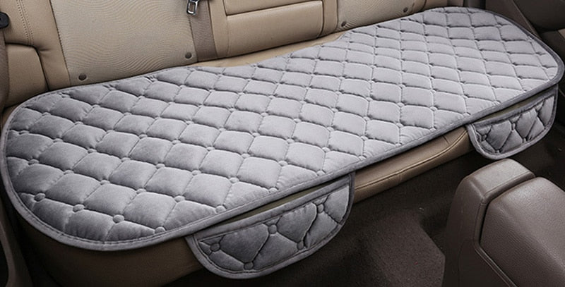 Winter Car Seat Cover Car Front/Rear/Full Set Seat Cushion Non-slip Short Plush Chair Auto Seat Cushion Protector Mat Pad