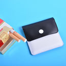 6pcs Portable Pocket Ashtray Pouch Reusable PVC Ash Bag Coin Purse for Car/Home 7.8x8cm