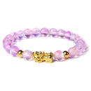 8mm Moonstone Stone Beaded Bracelet For Women Men Chakra Yoga Shining Stone Beaded Charm Bracelet Handmade Wristband Jewelry