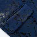 Left ROM Brand Luxury Men Wedding Suits Black/Blue Business Banquet Party Dress Sets Slim Fit Male Clothing