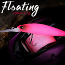 TSURINOYA Minnow flotante DW68 70F señuelo de pesca 70mm 5,2g Ranger profesión señuelo duro Jerkbait Crankbaits Swimbait Wobblers cebo