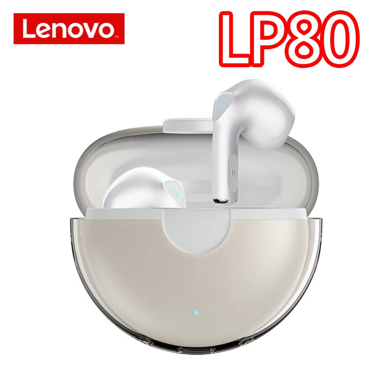 Lenovo LP40 LP6 LP12 LP50 LP60 LP80 Auriculares inalámbricos TWS Auriculares Bluetooth Estéreo dual Auriculares deportivos Manos libres Auriculares bajos
