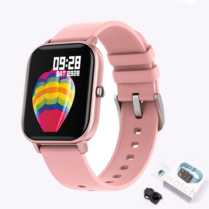 LIGE New P8 Ladies Smart Watch Fashion sports Full screen touch Heart rate Blood pressure Monitoring waterproof watch for xiaomi