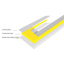 2 Pcs Motorcycle LED Night Riding Lights Bike Helmet EL Cold Light Flashing Stripe Luminous Signal Sticker Universal Waterproof