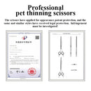Fenice 7 inch pet dog grooming scissors Bichon Teddy dog scissors traceless tooth thinning shears for dogs products 70-80% rate