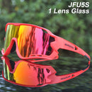 ACEXPNM Polarized Mountain Bike Cycling Glasses Outdoor Sports Cycling Goggles UV400 4 Lens Cycling Eyewear Men Women Sunglasses