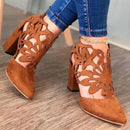 KARINLUNA Brand New Female 2021 Classic Retro Concise Sandals Pointed Toe Thick High Heels Women Sandals Summer Women Shoes