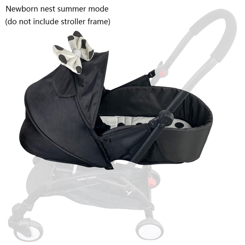 Kinderwagen Neugeborenen Nest Sommer Version Schlafsack Kinderwagen Zubehör Für Babyzen Yoyo Yoyo+ Yoya Sommer und Winter Korb