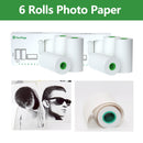 PeriPage Officical Thermal Paper Notes, Sticker, Bear Label, White Label, Photo Paper BPA Free Keep 3-10 Years