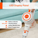 Aspiradora inalámbrica de mano inalámbrica EASINE by ILIFE G80, succión de 22 Kpa, pantalla LED, tiempo de funcionamiento de 45 minutos, aparato de limpieza para el hogar