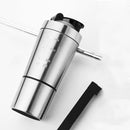 New Stainless Steel Cup Vacuum Mixer Outdoor Drink Kettle Detachable Double Layer Whey Protein Powder Sports Shaker Water Bottle