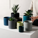 1pc European Pure Color Flower Pot Home Decoration Succulent Ceramic Flower Pot Plant Pot Garden Pots Planters