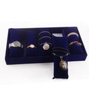 Bracelet Tray 4 Grids Jewelry Display Box Jewelry Pillow Display Prop Watches Bracelet Showcase Watch Tray