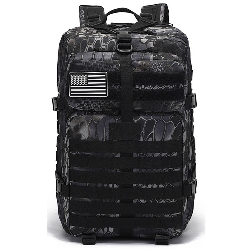 50L Military Tactical Assault Backpack Waterproof Army Molle Back Pack Outdoor Backpacks for Hiking Camping Climbing Trekking