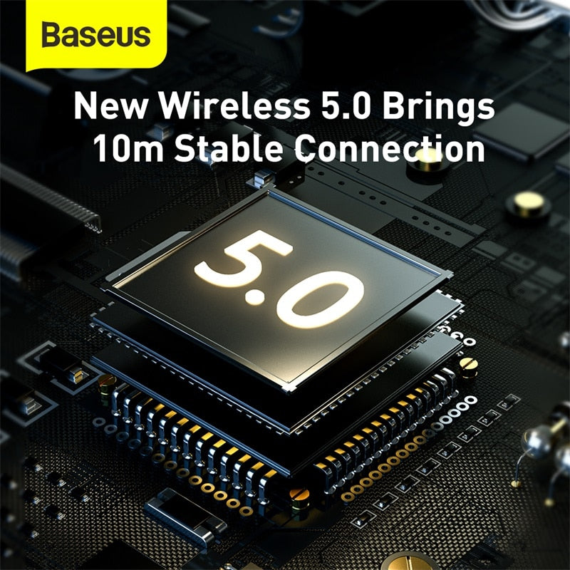 Baseus D02 Pro Auriculares inalámbricos Bluetooth Auriculares estéreo HIFI Auriculares deportivos plegables con cable de audio para tableta iPhone