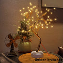 LED Night Lights Mini Christmas Tree Table Lamp Garland Fairy String Light Kid Gifts Home Indoor Room Decor Christmas Decoration