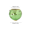 Retro Disco Ball Planter Basket Round Mirror Hanging Pot flower pot Wall Planter Pot Hangin Vase Desktop Decoration Balcony Vase