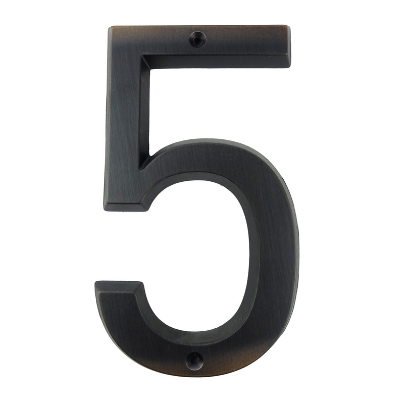 15cm Big 3D Modern House Number Door Números de dirección de casa para House Digital Door Outdoor Sign 6 pulgadas.