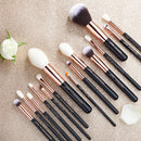 Jessup Beauty Makeup Brushes Kit 15pcs Natural-synthetic Hair pinceau maquillage Blending Powder Liner Cosmetics Tool T222