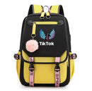TikTok Backpack Luminous School Bags For Teenagers Boys Girls Laptop Backpack Large Capacity Travel Mochila Escolar