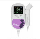 CONTEC Fetal Doppler  Heart Beat Monitor Backlight LCD Pink Colour with 2Mhz 3mhz 8Mhz Probe Baby Heart Beat Monitor Probe