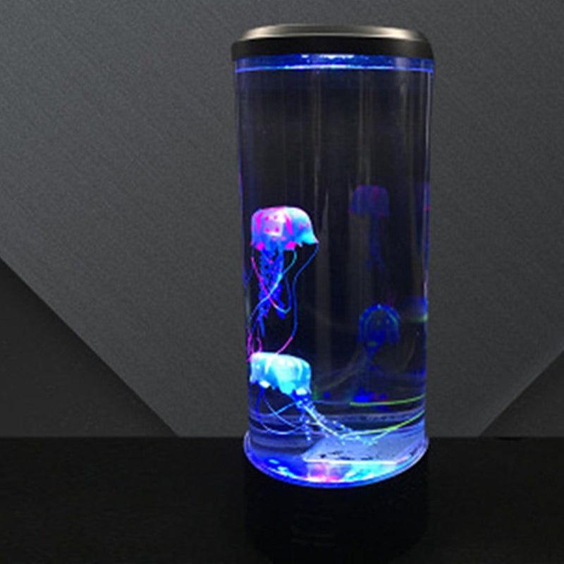 USB Power Quallen Stimmung Schreibtisch Nachttischlampe Fantasy Aquarium Hypnotische Farbwechsel Kinder LED Nachtlicht Wohnkultur