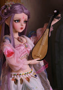 Puppe bjd 60cm Geschenke für Mädchen violettes Haar voller Satz Puppe Augen wechseln DIY Puppe bestes Valentinstagsgeschenk handgemachtes Schönheitsspielzeug