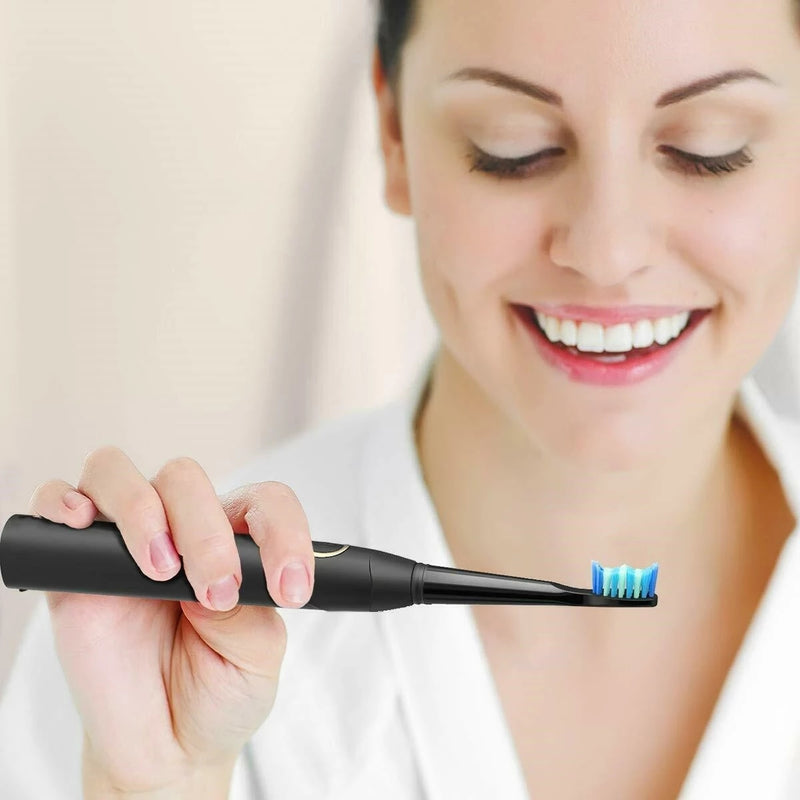Seago elektryczna soniczna szczoteczka do zębów USB akumulator 5 trybów inteligentne szczoteczki ultradźwiękowe walizka podróżna pielęgnacja jamy ustnej szczotka 8 zębów głowice