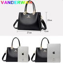 Women Elegrant Top-Handle Bags for Laidies Luxury Designer Handbags Vintage Shoulder Messenger Bags Large Capacity Hand Bag Sac