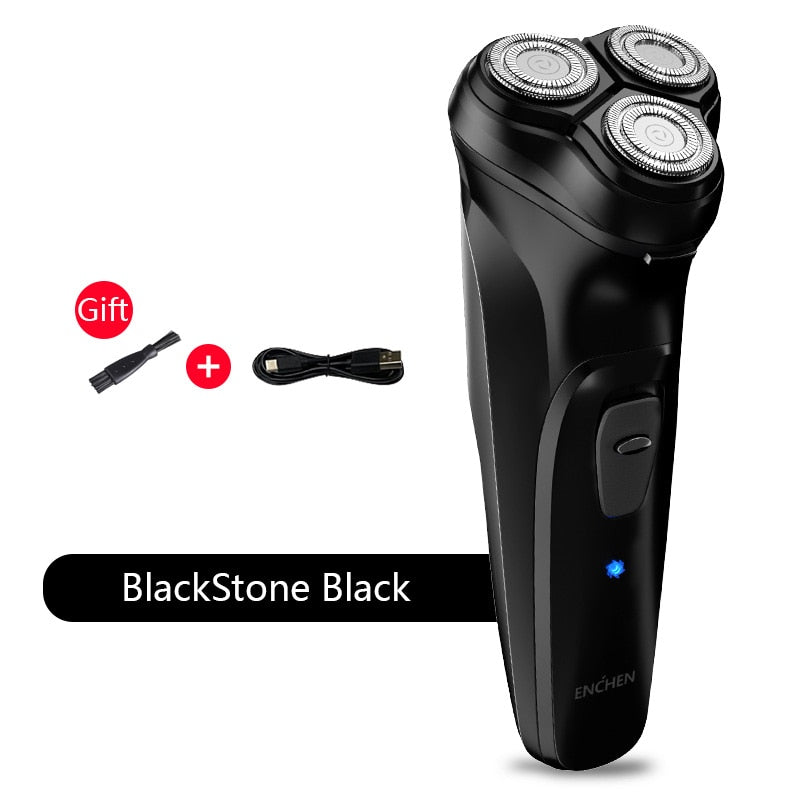 ENCHEN BlackStone Face Shaver For Men Rechargeable 3D Floating Electric Shaving Machine Beard Trimmer