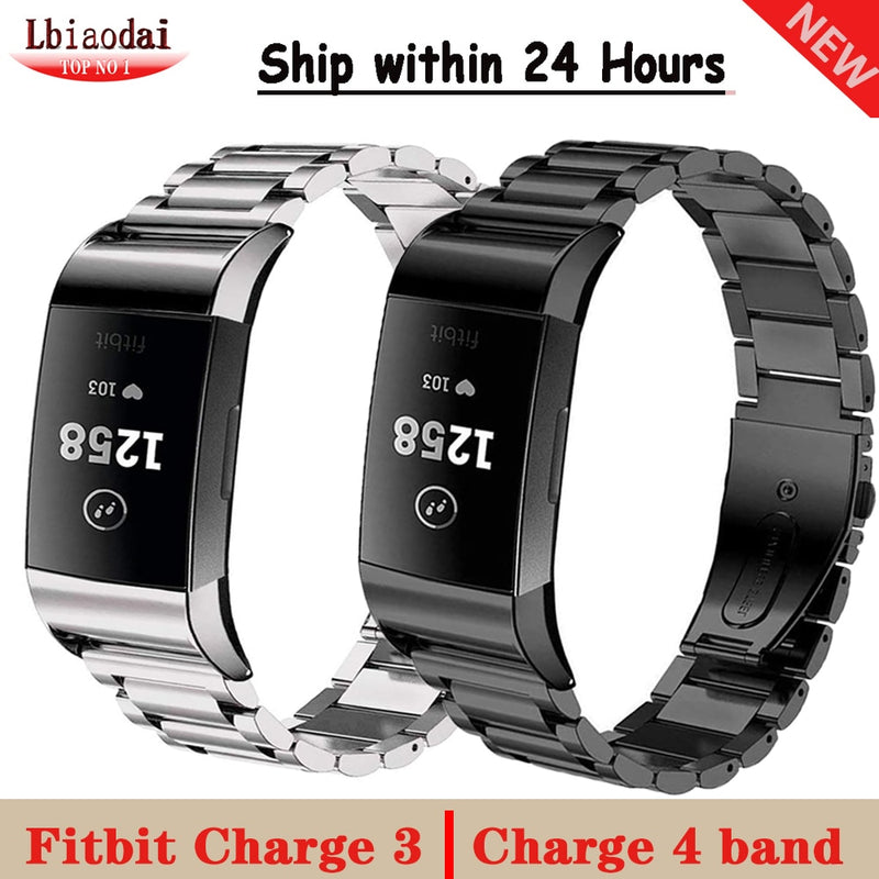 Strap for Fitbit charge 3 band Replacement wristband Charge3/Charge4 Smart Watch Stainless steel  Bracelet Fitbit Charge 4 band