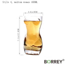 BORREY Unique Beer Cup Funny Wine Glass Whisky Vodka Shot Glasses Creative Bar Cocktail Glass Body Shape Mug Coffee Juice Cup