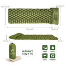 HOMFUL Outdoor Sleeping Mat Camping Pad With Pillow Air Mattress Inflatable Cushion Sleeping Mat Fast Filling Moistureproof