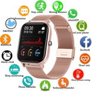 LIGE New P8 Ladies Smart Watch Fashion sports Full screen touch Heart rate Blood pressure Monitoring waterproof watch for xiaomi