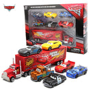 Set Disney Pixar Car 3 Lightning McQueen Jackson Storm Mack Uncle Truck 1:55 Diecast Metal Car Model Toy Boy Christmas Gift